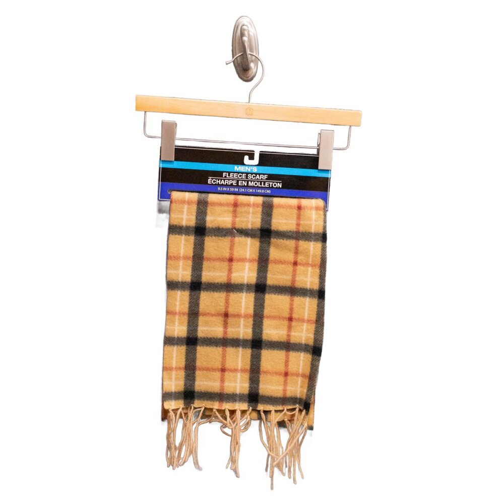NWT Mens Fleece Scarf, One Size